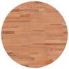 vidaXL Table Top &Oslash;50x1.5 cm Round Solid Wood Beech