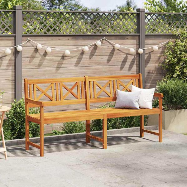 vidaXL Garden Bench Brown 180 x 56 x 90cm Solid Acacia wood