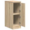 vidaXL Garage Storage Cabinet Sonoma Oak 30x51x85 cm Solid Wood Pine