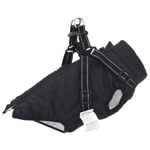 vidaXL Dog Coat Black L36