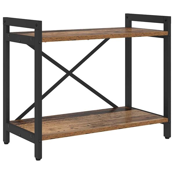 vidaXL Bookshelf Old wood 60 x 30 x 50 cm Engineered Wood