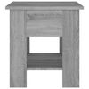 vidaXL Coffee Table Grey Sonoma 40x40x42 cm Engineered wood