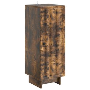 vidaXL Sideboard Smoked Oak 33 x 34.5 x 90 cm Engineered Wood