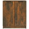 vidaXL Shoe Cabinet Smoked Oak 59x35x70 cm Engineered Wood
