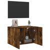 vidaXL TV Cabinet Wall-mounted Smoked Oak 60x30x41 cm