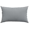 vidaXL Sofa Pillows 2 pcs Light Grey 50 x 30 cm Fabric