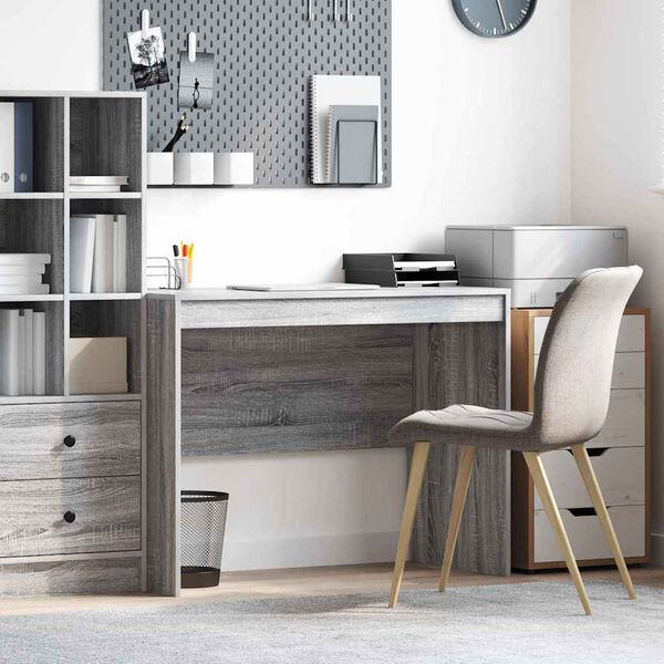 vidaXL Desk Grey Sonoma 100 x 50 x 76 cm