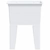 vidaXL Laundry Tub White 59x41x75 cm Resin