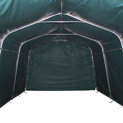 vidaXL Removable Livestock Tent PVC 550 g/m² 3.3x4.8 m Dark Green