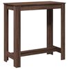 vidaXL Bar Table Brown Oak 102x50x103.5 cm Engineered Wood