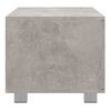 vidaXL TV Cabinet Concrete Grey 140x40.5x35 cm Engineered Wood