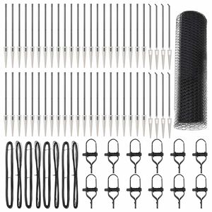 vidaXL Fence Post Grey 100 x 0.5 m (25 mm mesh) Steel and PVC