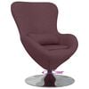 vidaXL Egg Chair Purple 63 x 73 x 90 cm Fabric