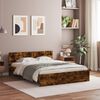 vidaXL Bed Frame without Mattress Smoked Oak 140x190 cm
