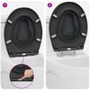 vidaXL Quick Release Toilet suitable for Seat Anthracite