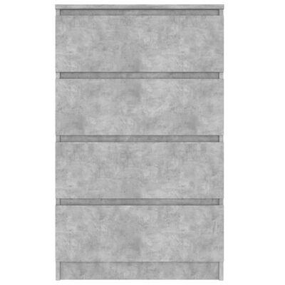 vidaXL Sideboard Concrete Grey 60x35x98.5 cm Chipboard