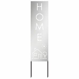 vidaXL Garden Privacy Screen Silver 32 x 140 cm Galvanised steel