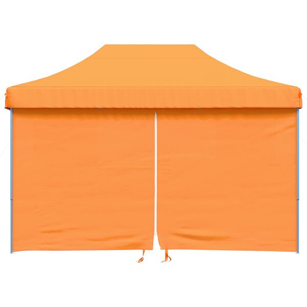 vidaXL Party Tent Folding Orange 279 x 410 x 315 cm Oxford Fabric