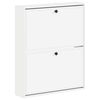 vidaXL Wall-Mounted Shoe Cabinet EDE 71 x 17 x 86 cm Engineered Wood
