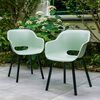 Keter Garden Chair with Metal Legs Noa 2 pcs Vintage Green