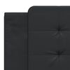 vidaXL Bed Frame without Mattress "Zadar" Black 180x200 cm Super King Faux Leather