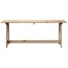 vidaXL Outdoor Bench Natural 119 x 47 x 35 cm Solid Pine Wood