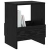 vidaXL Magazine Rack 2 pcs Black Oak 35 x 30 x 45 cm