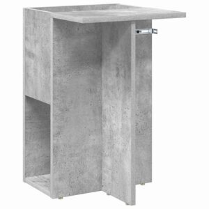 vidaXL End Table Concrete Grey 35 x 40 x 55 cm Engineered Wood