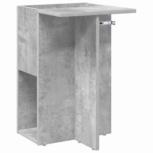 vidaXL End Table Concrete Grey 35 x 40 x 55 cm Engineered Wood