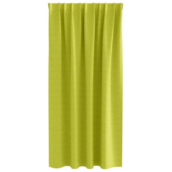 vidaXL Blackout Curtains with Rings 2 pcs Green 175 x 140 cm Polyester