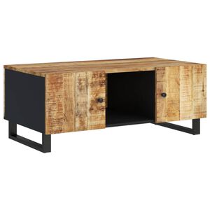 vidaXL Coffee Table 100x54x40 cm Solid Wood Mango&Engineered Wood