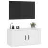vidaXL Wall Mounted TV Cabinet White 80x34.5x40 cm