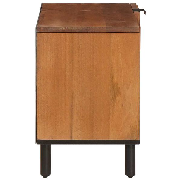 vidaXL TV Cabinet Acacia Brown Finish 80 x 33 x 46 cm Solid Mango Wood