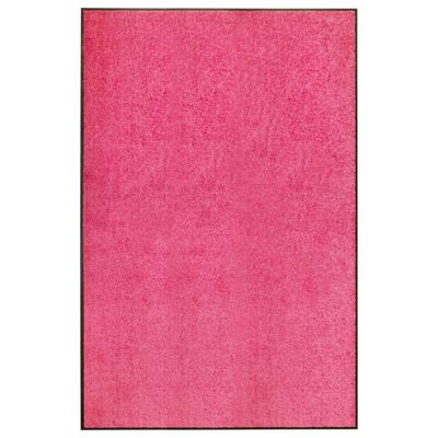 vidaXL Doormat Washable Pink 120x180 cm