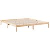 vidaXL Extra Long Bed Frame without Mattress 200x220 cm Solid Wood Pine