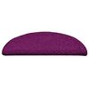 vidaXL Stair Mats 30 pcs 56x17x3 cm Pink Half Round