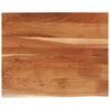 vidaXL Desk Top 110x80x3.8 cm Rectangular Solid Wood Acacia Live Edge