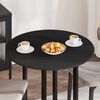 vidaXL Table Top Black 80 x 80 x 1.5 cm Engineered Wood