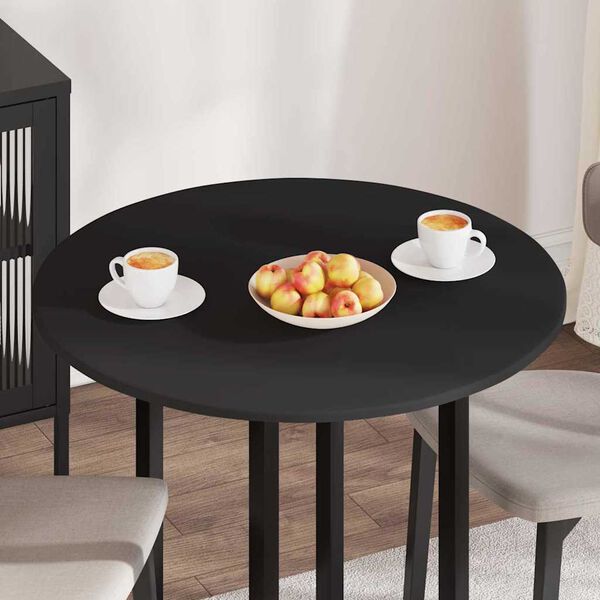 vidaXL Table Top Black 80 x 80 x 1.5 cm Engineered Wood