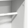 vidaXL Bathroom Cabinet with Roll Holder White 20.5x20x90 cm