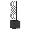 vidaXL Garden Black 40 x 40 x 136 cm