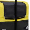 vidaXL 2-in-1 XXL Pet Bike Trailer & Trolley Yellow Grey and Black
