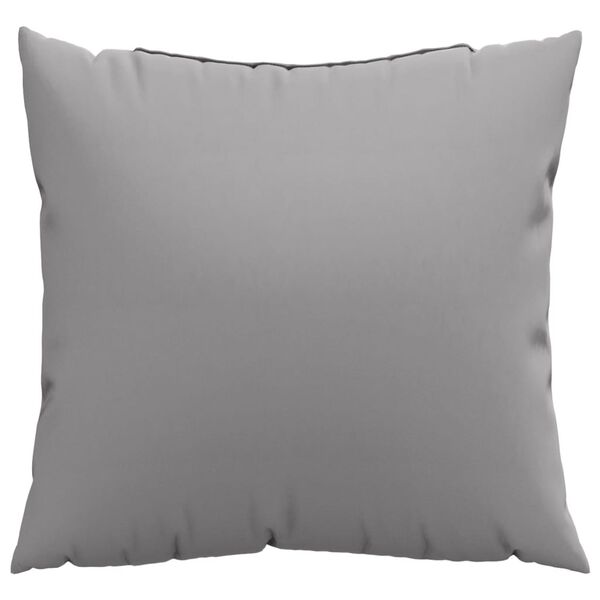 vidaXL Sofa Cushions 4 pcs Grey 40x40 cm Fabric