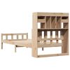 vidaXL Bookcase Bed without Mattress 100x200 cm Solid Wood Pine