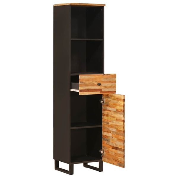 vidaXL Bathroom Cabinet Artisan Oak 38 x 33 x 160 cm Solid Mango Wood
