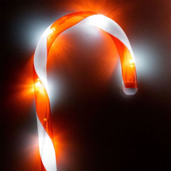Ambiance Christmas Candy Cane Lights Set 8 Piece