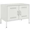 vidaXL TV Cabinets 2 pcs White 68x39x50.5 cm Steel