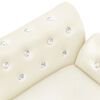 vidaXL Dog Sofa Cream 83x45x42 cm Faux Leather