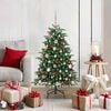 vidaXL Artificial Christmas Tree with 150 LEDs with Stand Green 120 cm