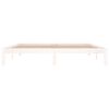 vidaXL Bed Frame without Mattress White 180x200cm Super King Size